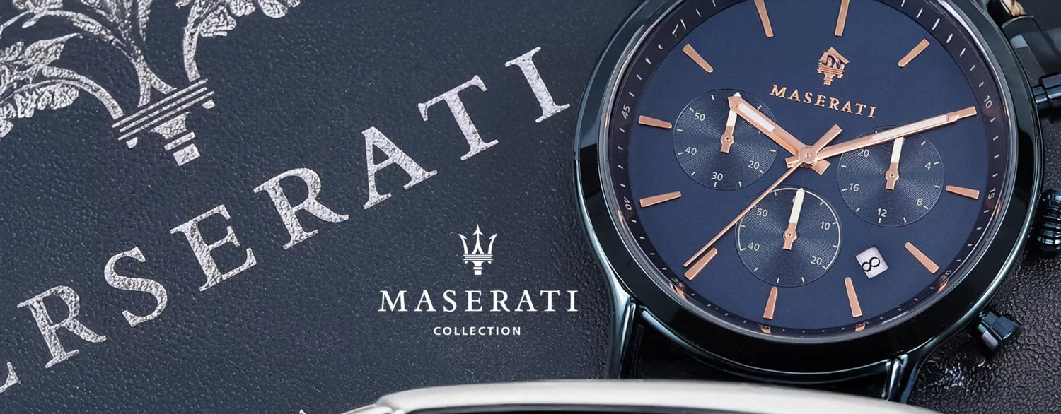 Maserati Uhr mit Logo